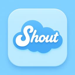The Shout app icon from the App Store